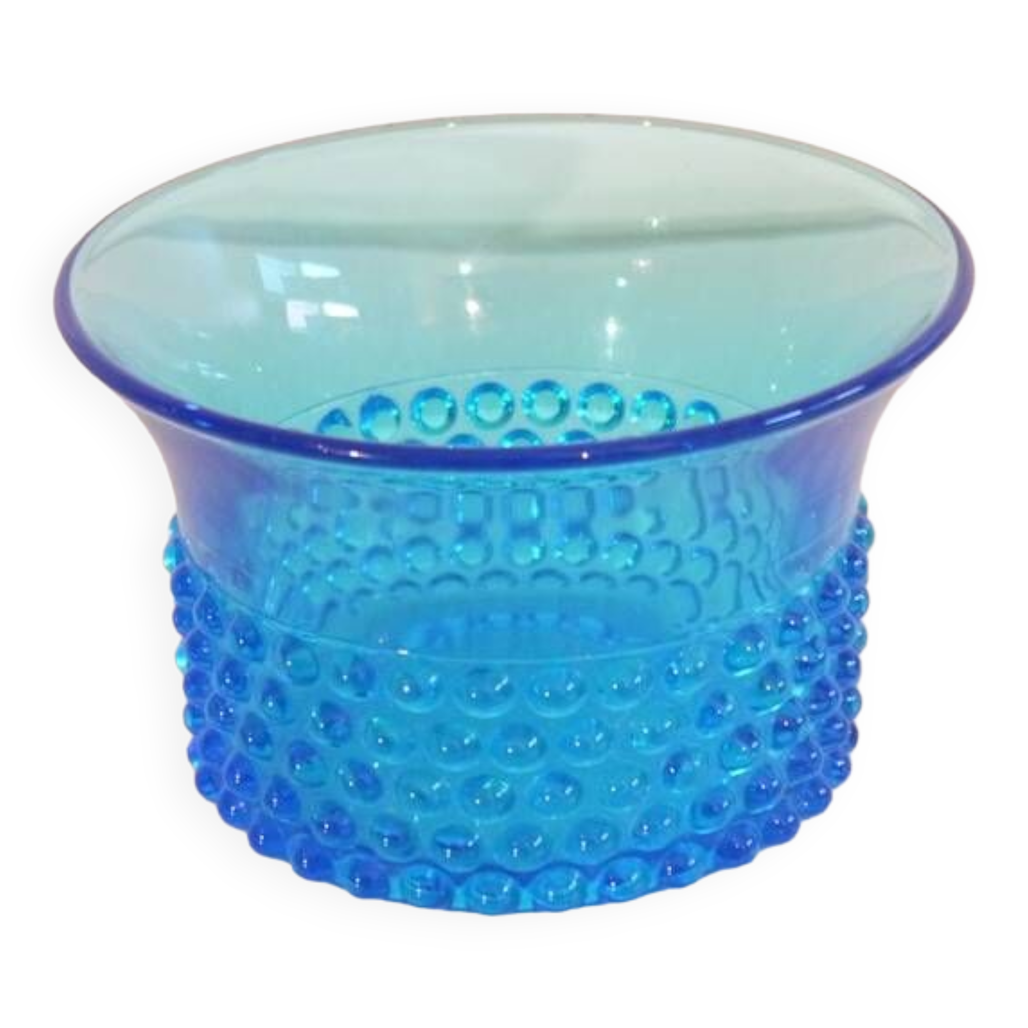 Finnish glass vase by Saara Hopea 1970