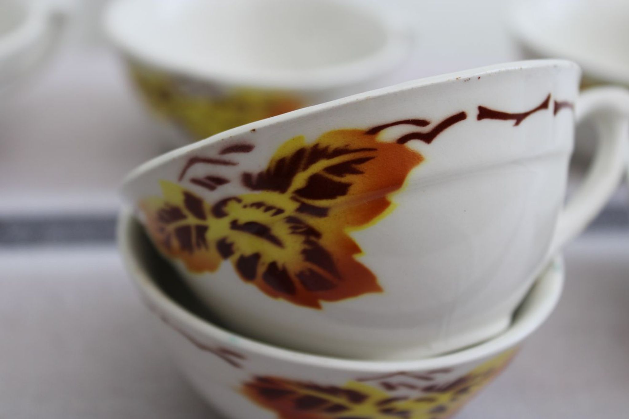 Set of 6 coffee cups