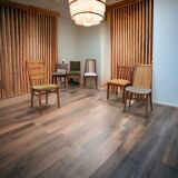 Zes Mid Century stoelen