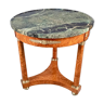 Side table empire to top green marble of the alps