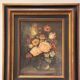 Oil on canvas by henri bonhotal - floral still life