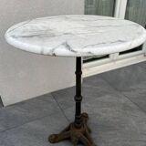 Marble bistro table for Bérengère Pro