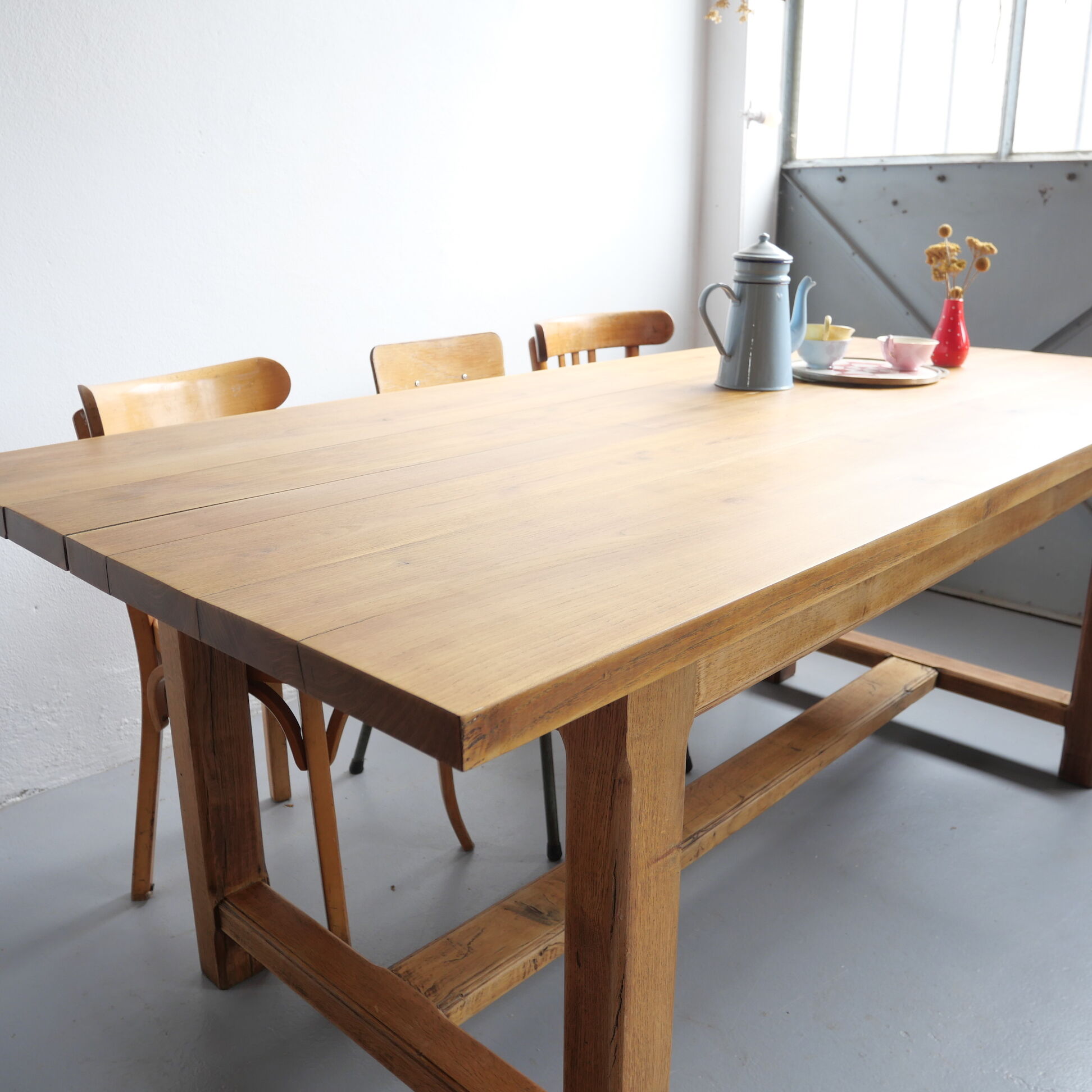 Renovated old farmhouse table