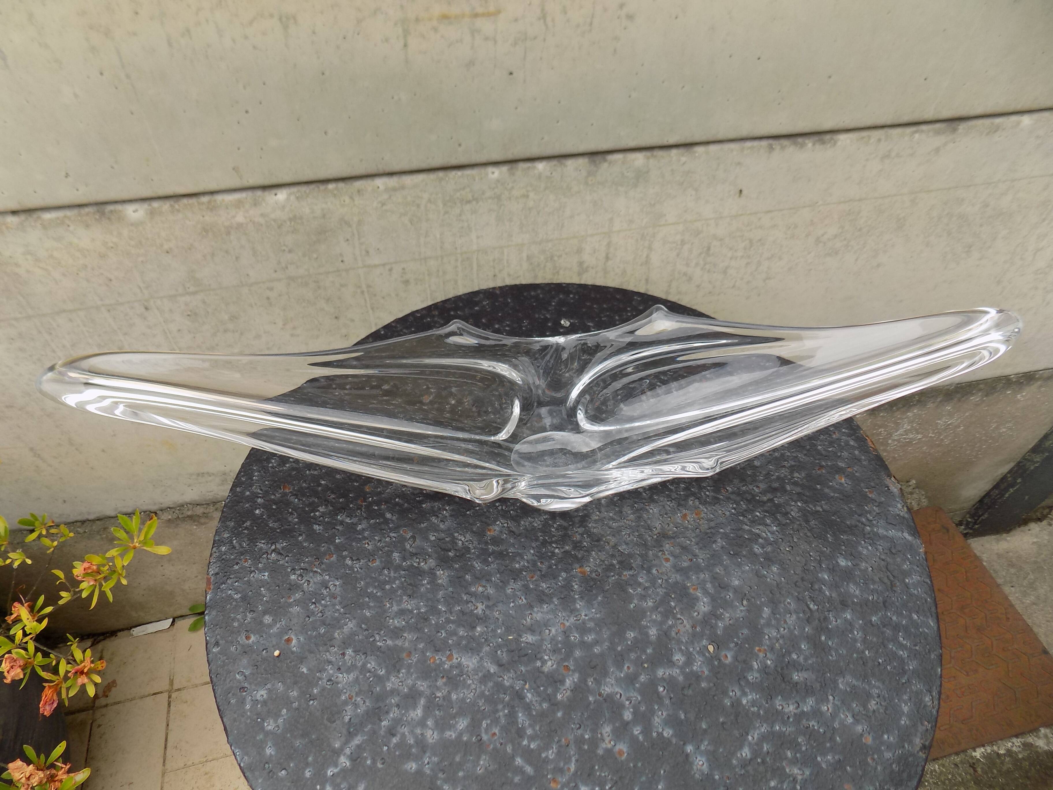 Art Vannes crystal fruit bowl