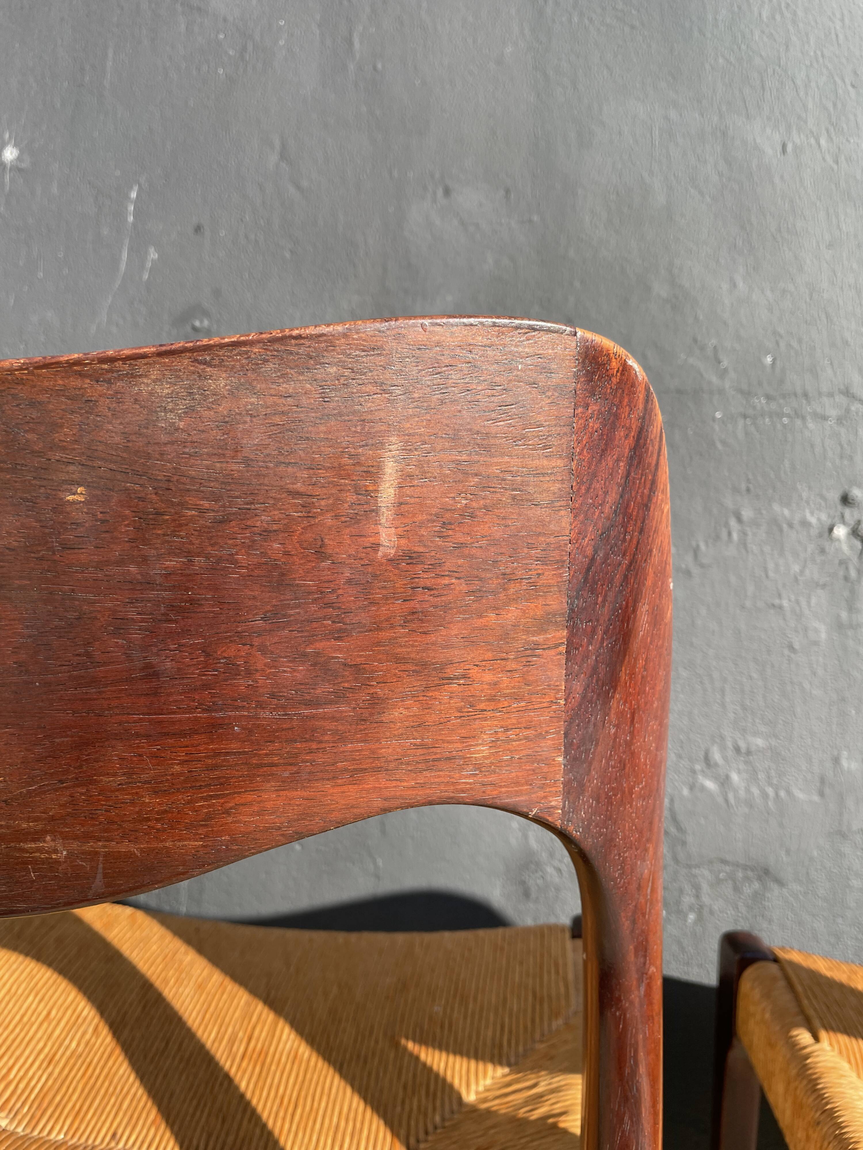 Pair of chairs n°71 by Niel Otto Møller