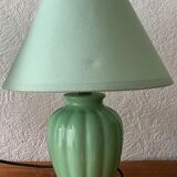 Pair of green lamps