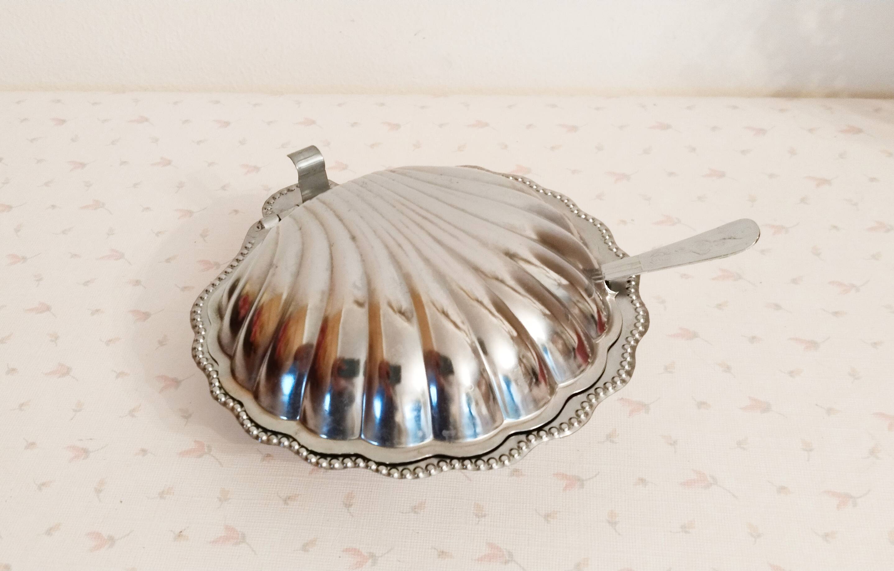 Beurrier coquille Saint Jacques en inox