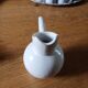12 bistro coffee cups and 2 pots