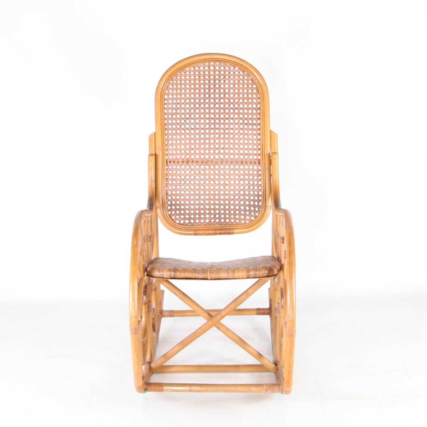 Rattan rocking chair
