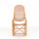 Chaise à bascule en rotin