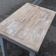 Patinated wooden desk, early 20th century.