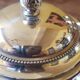 19th century teapot and sugar bowl. Silver metal hallmark.