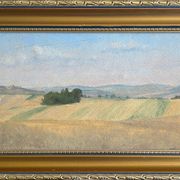 Painting HSP Georges MJ GIRARDOT (1856-1914) "Landscape" 1905