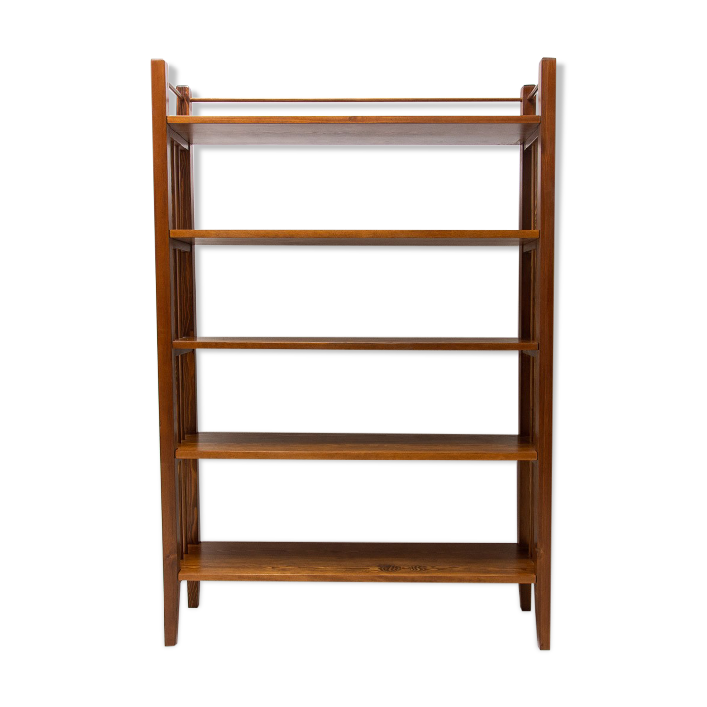 Larch wood bookcase, 1970´s, Czechoslovakia