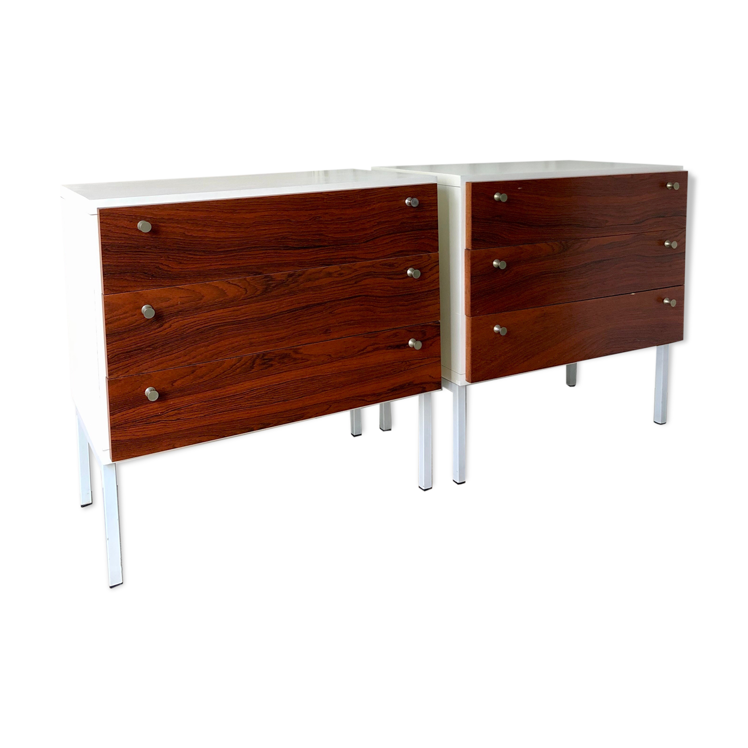 Paire de commodes vintage