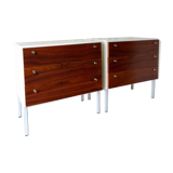 Paire de commodes vintage