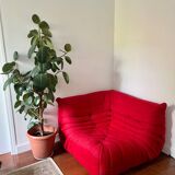 Togo / red corner chair Ligne Roset