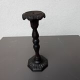 Old cast iron candle holder