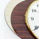 Wall clock formica double ellipse. France 60s