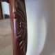 Console with curved legs - mahogany - Louis XV style - carved wood