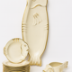 Antique Madgalithe fish set made in France