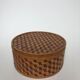 With lid rattan basket