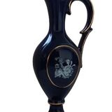 Indigo blue Florentine vase from the 60s