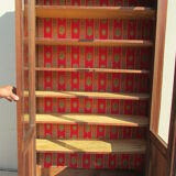 Bookcase old late 19th walnut
