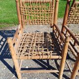 Wood and Rope Armchairs