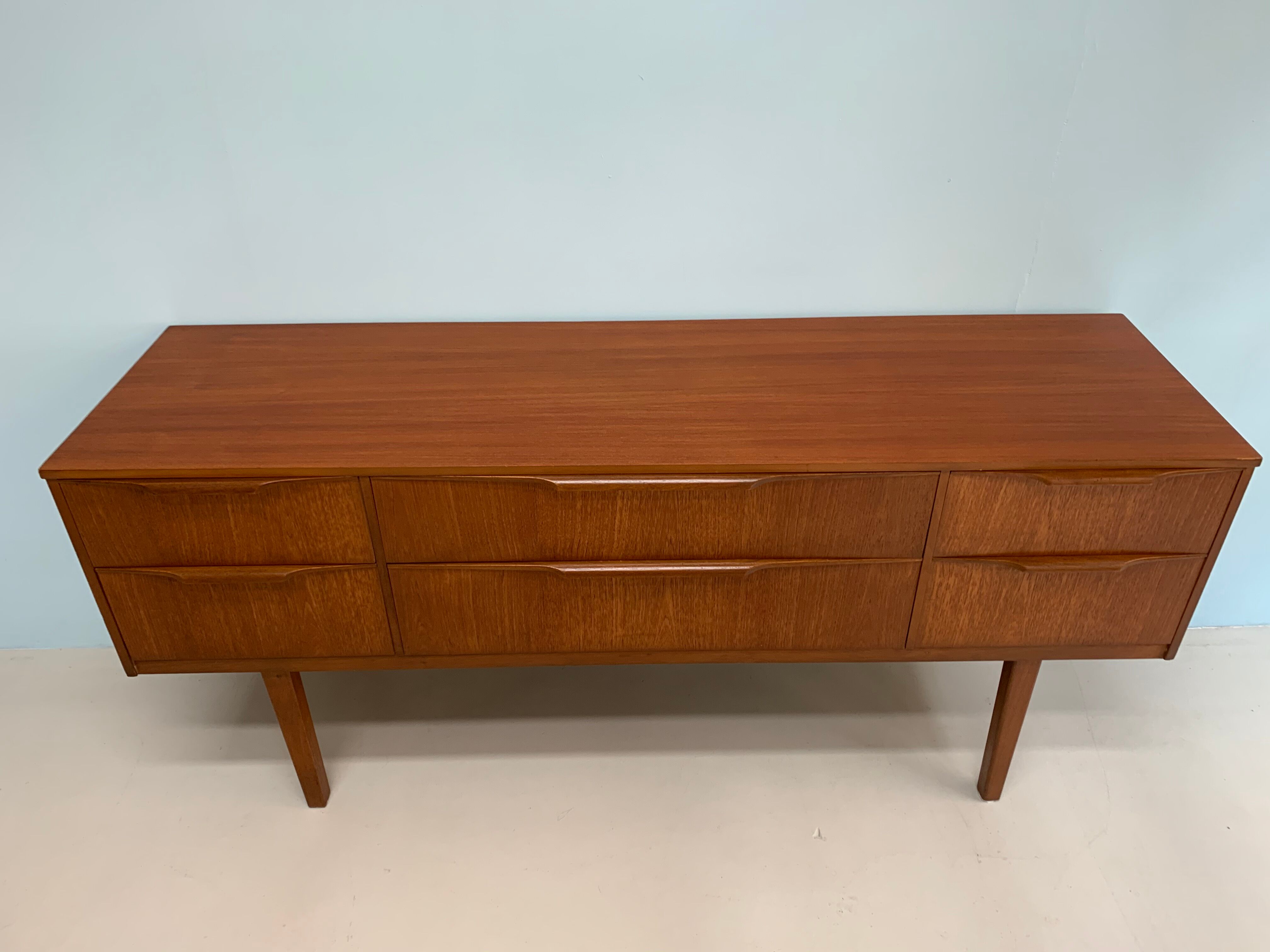 Vintage teak Austinsuite sideboard by Frank Guille 1960's