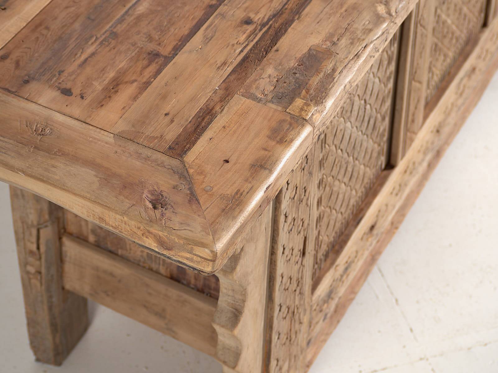 Antique carved TV cabinet (c.1850) #60