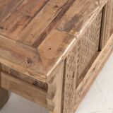 Antique carved TV cabinet (c.1850) #60