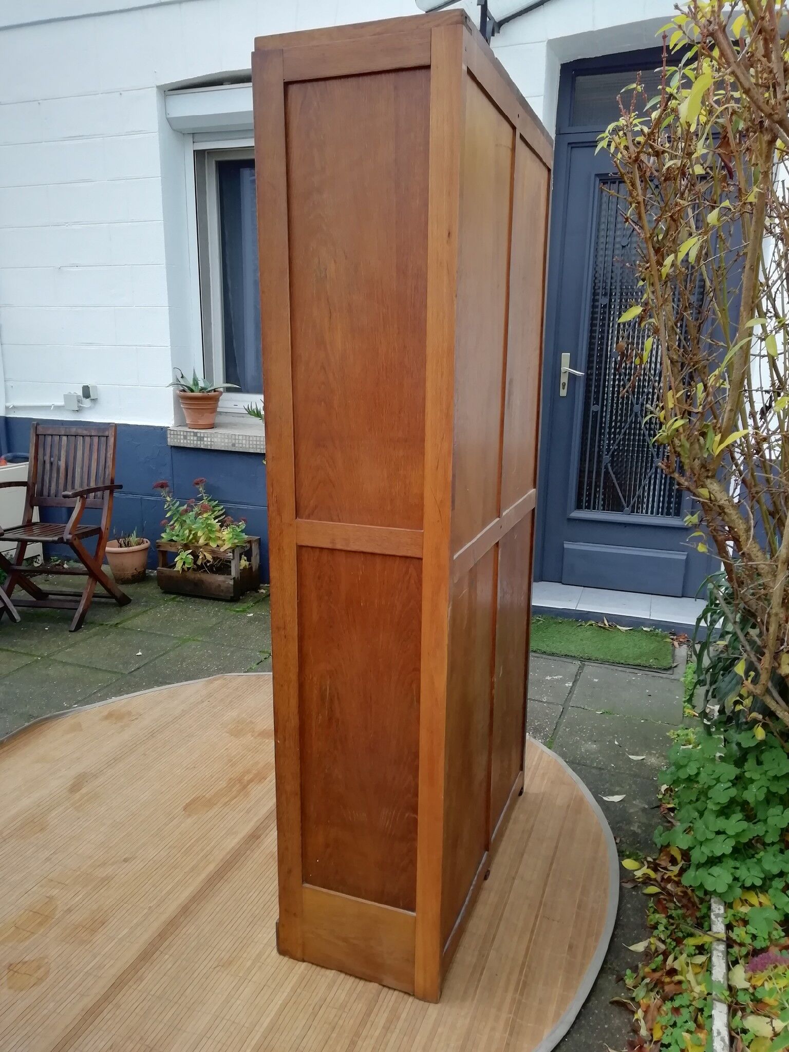 1950s curtain cabinet