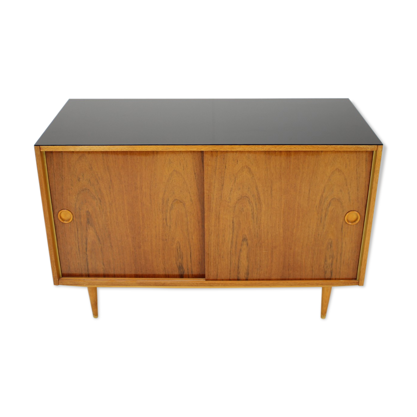 Mid-century upcycled cabinet on high gloss, 1960's