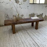Brutalist workbench solid cherry coffee table