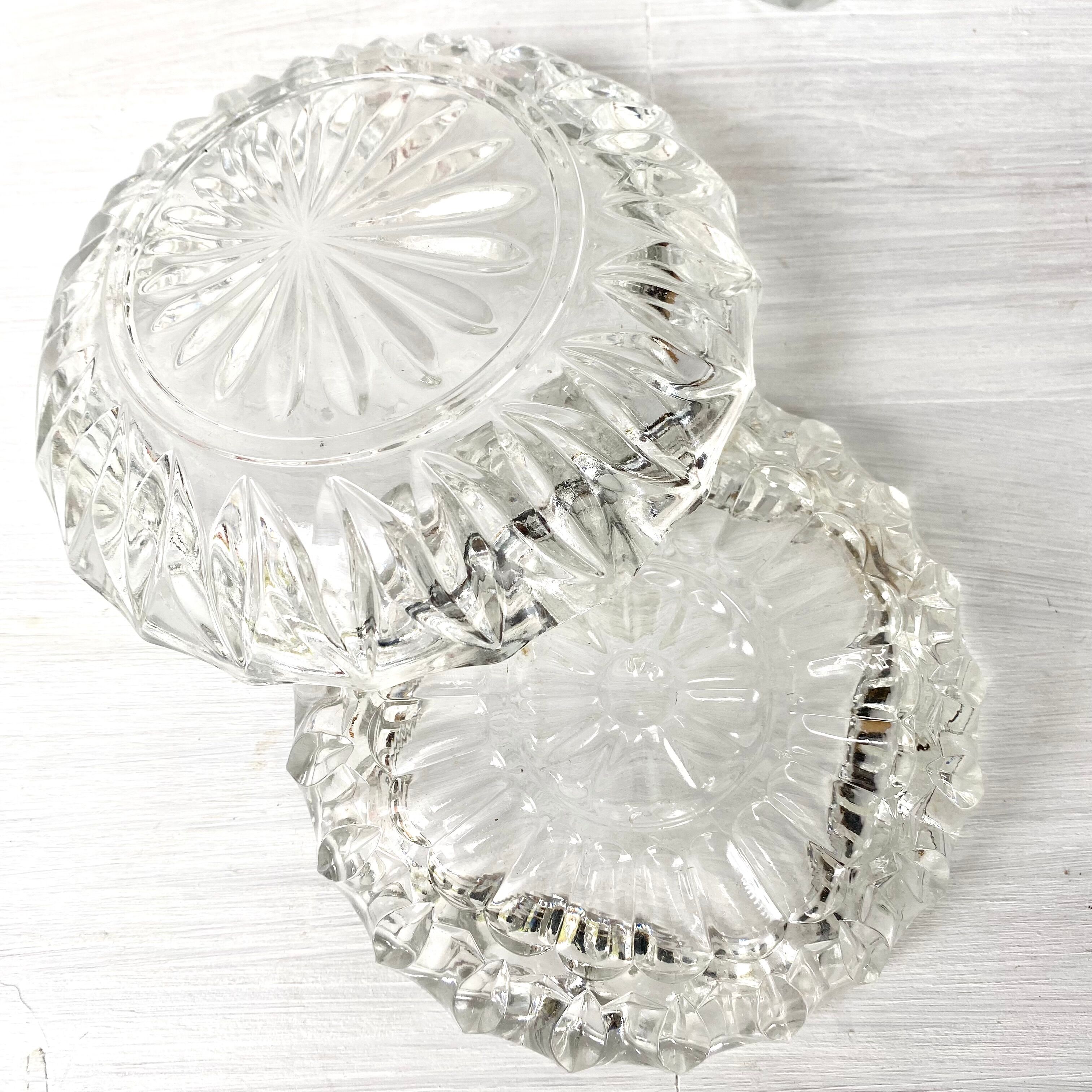 Vintage glass ashtrays