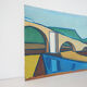 Oil painting painting "Pont roman de mane"