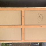 Large painting of shells, cabinet of curiosities, sign, vintage