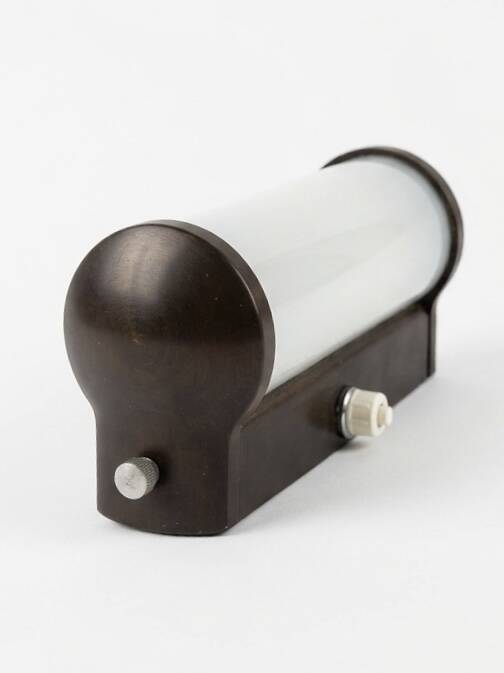 Vintage Bakelite and Opaline Wall Light Art Deco-Bauhaus