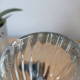Round glass vase thick bottom
