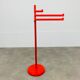 Valet or towel rack Makio Hasuike red for Metalplastica italy