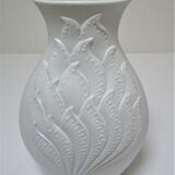 Porcelain vase biscuit Manfred Frey for AK Kaiser vegetable decoration