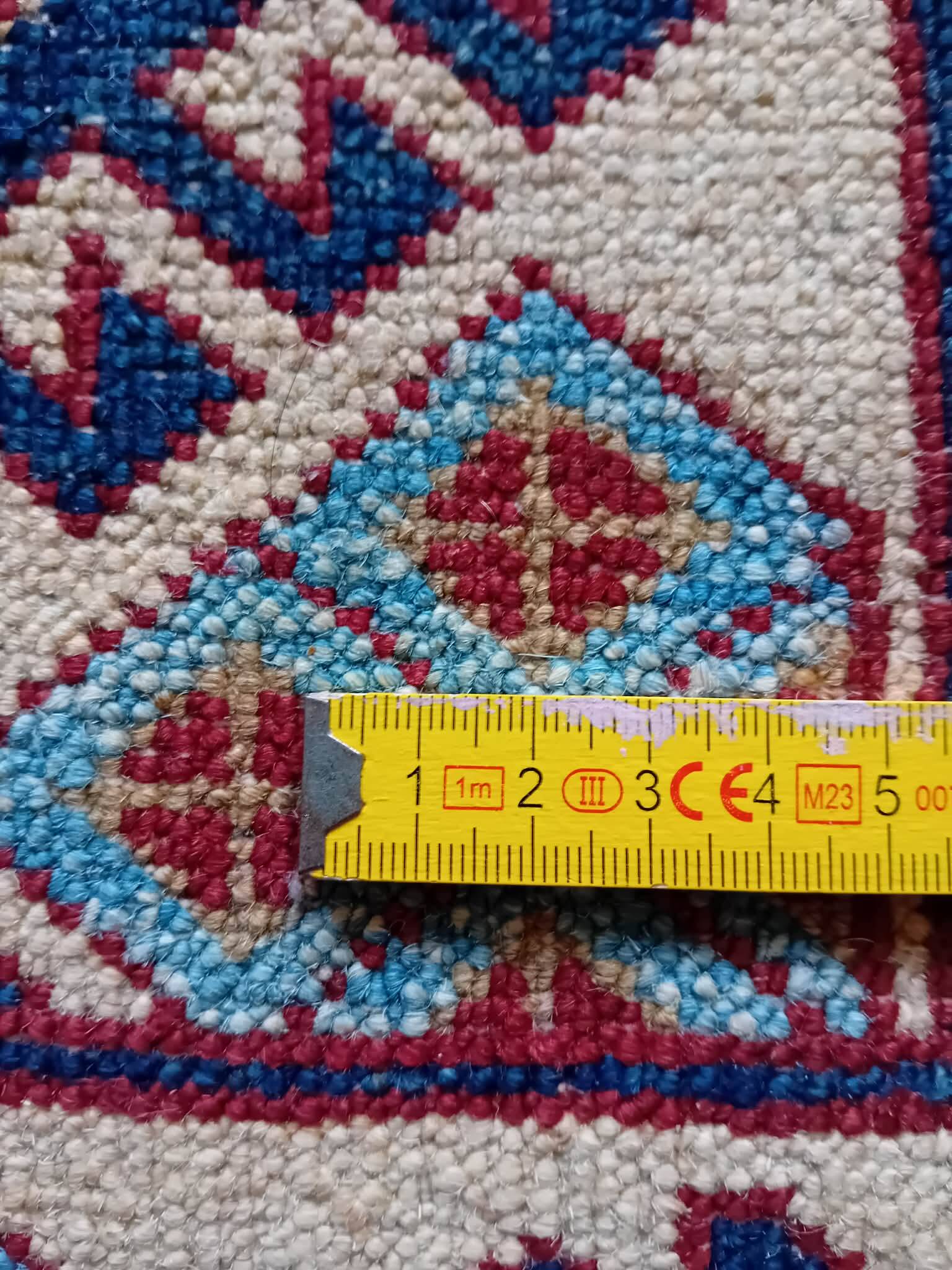 Handmade Pakistani Kazak rug 235x184cm