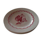 5 earthenware plates from the 1930s. Digouin, Sarreguemine. Model MicheL