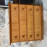 Commode en rotin
