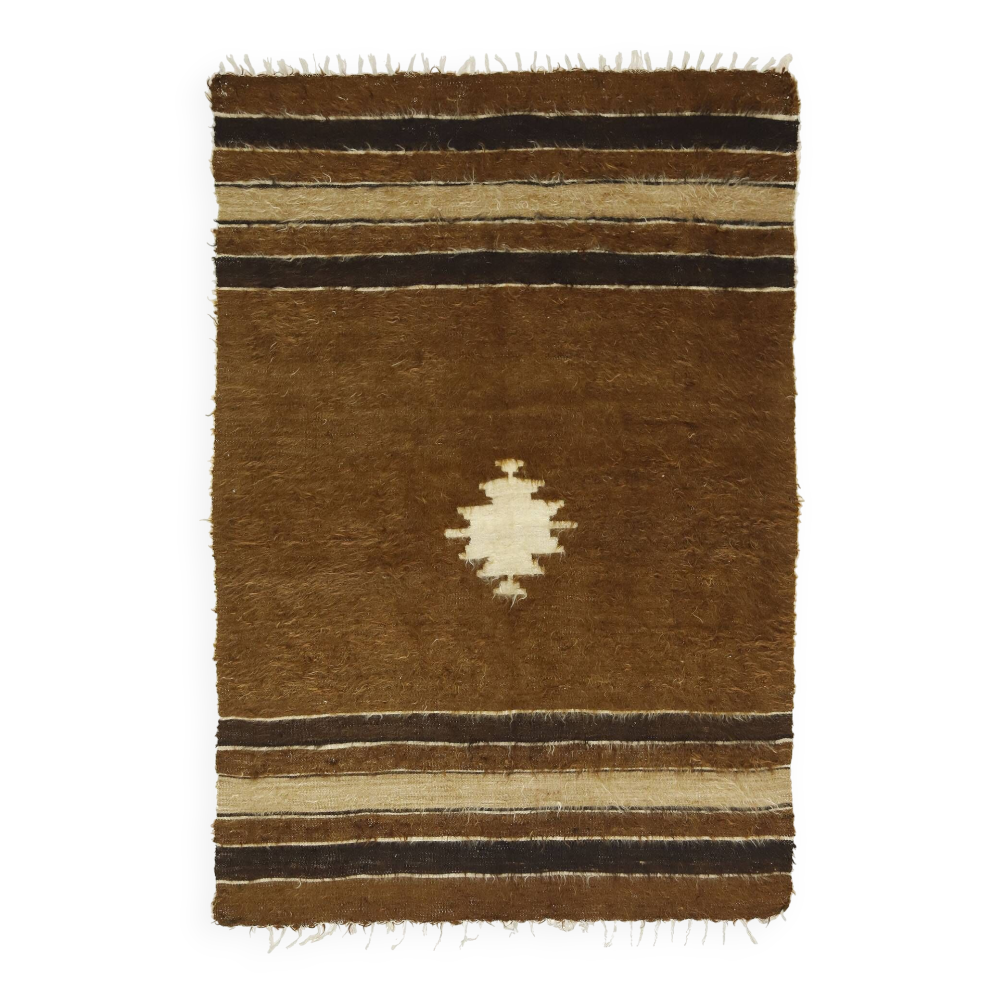 Turkish Anatolian Handmade Vintage Area Kilim Rug 170 cm x 114 cm