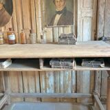 Old work table, draper