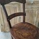 Chaise bistrot gravée
