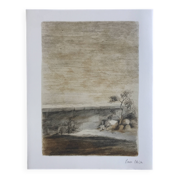 Pierre skira, une écluse, 1978. lithographie originale signée au crayon
