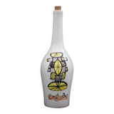 "Cognac" liqueur bottle in glazed earthenware by Roger Capron Vallauris